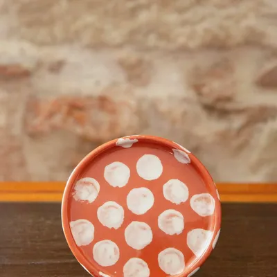 Assiettes au quotidien - Petite assiette ronde Anthologist Dot, 10 cm, argile rouge - ANTHOLOGIST