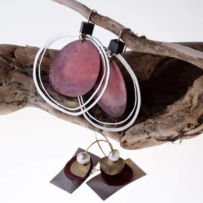 Bijoux - COPPER EARRINGS - AINES JOYAS