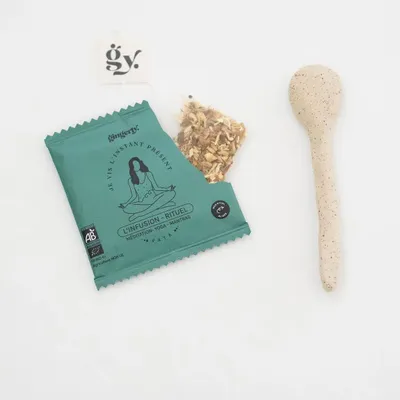 Senteurs - Infusion-Rituel - Je vis l'instant présent - Sachets individuels - GINGERLY