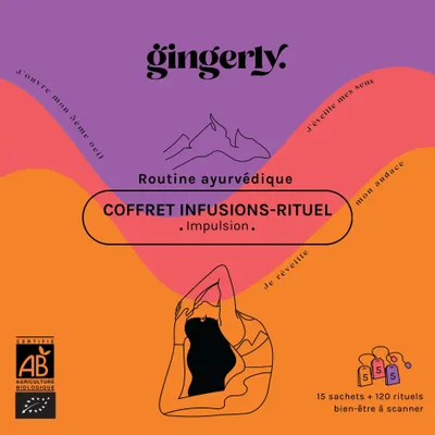Senteurs - COFFRET Cadeau Tisanes Routine Impulsion - GINGERLY
