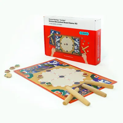 Toys - [ARTSOOMBI] MUSEUM IN HAND Korean Heritage "Yut-Nori" Sticker-Decorate - KCDF