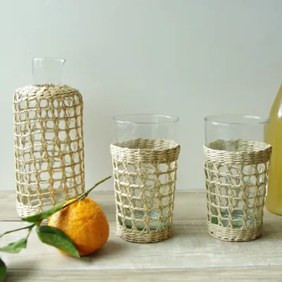 Glass - Seagrass Glasses - BE HOME