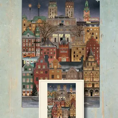 Children's games - Stockholm jigsaw puzzle (500 pieces) - MARTIN SCHWARTZ
