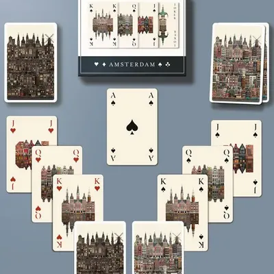 Cadeaux - Cartes à jouer Amsterdam (coffret cadeau) - MARTIN SCHWARTZ