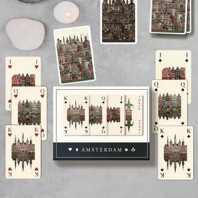 Cadeaux - Cartes à jouer Amsterdam (coffret cadeau) - MARTIN SCHWARTZ