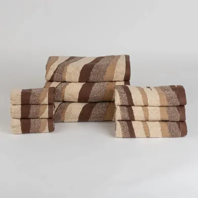 Autres linges de bain - Serviette Textura 50/80 cm, beige - DILIOS