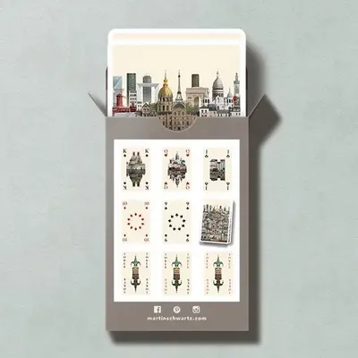 Cadeaux - Cartes à jouer Paris (jeu unique) - MARTIN SCHWARTZ