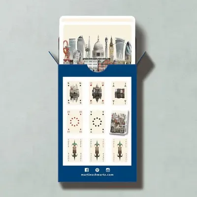 Cadeaux - Cartes à jouer London (jeu unique) - MARTIN SCHWARTZ