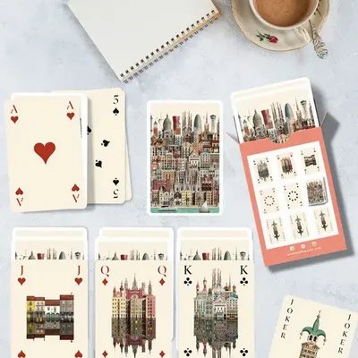 Gifts - Barcelona playing cards (single deck) - MARTIN SCHWARTZ