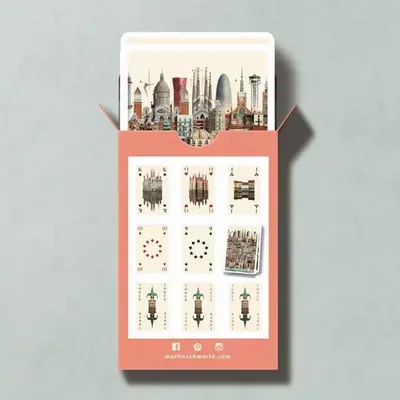Cadeaux - Cartes à jouer Barcelone (jeu unique) - MARTIN SCHWARTZ