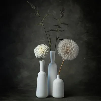 Vases - ANNA alto - vase and candle holder, 2 different sizes - KLATT OBJECTS