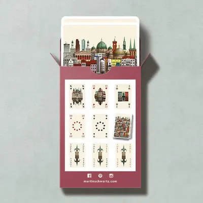 Cadeaux - Cartes à jouer Berlin (jeu unique) - MARTIN SCHWARTZ