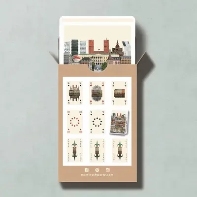 Cadeaux - Cartes à jouer Oslo (jeu unique) - MARTIN SCHWARTZ