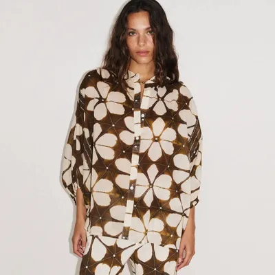 Prêt-à-porter - 1 . CHEMISE M3/4 LOTUS - STELLA FOREST