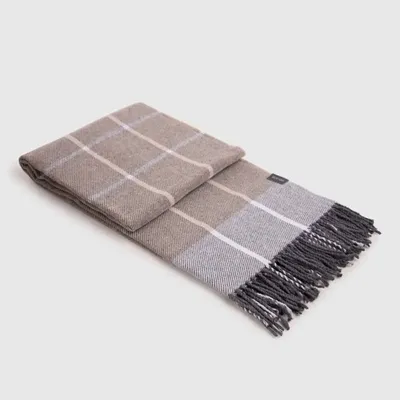 Plaids - Couverture ONTARIO, 140 x 200 cm, beige - DILIOS