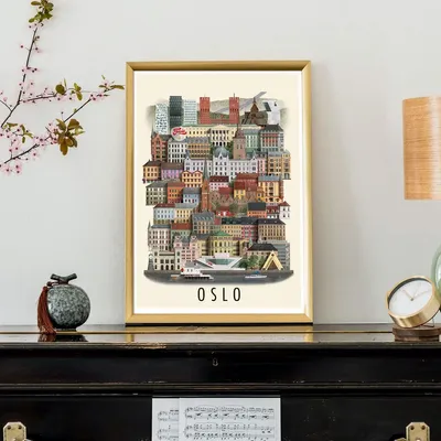 Affiches - Affiche d'Oslo - MARTIN SCHWARTZ