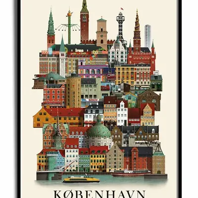 Poster - Copenhagen poster - MARTIN SCHWARTZ