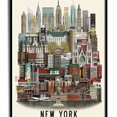 Affiches - Affiche de New York - MARTIN SCHWARTZ
