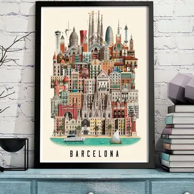Poster - Barcelona poster - MARTIN SCHWARTZ