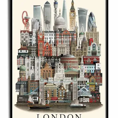 Affiches - Affiche de Londres - MARTIN SCHWARTZ