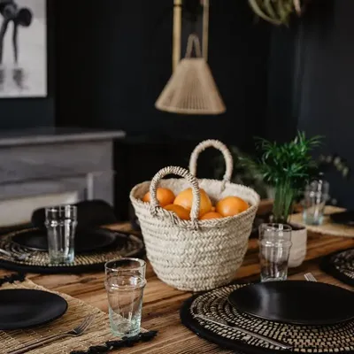 Decorative objects - Handwoven Moroccan baskets – Available in multiple sizes - COSYDAR-DECO