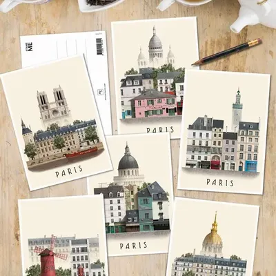 Card shop - Paris post cards - MARTIN SCHWARTZ