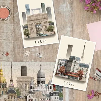 Carterie - Cartes postales de Paris - MARTIN SCHWARTZ