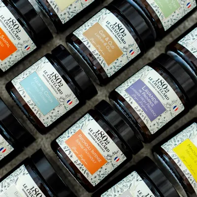 Cadeaux - BOUGIE PARFUMEE LAVANDE - LE CHATELARD 1802