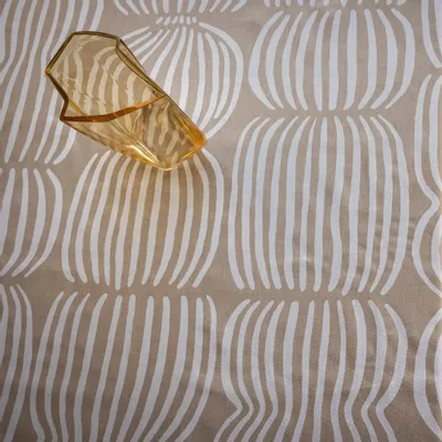 Nappes - Nappe Vilja Marron Clair 145x250 cm - PENTIK