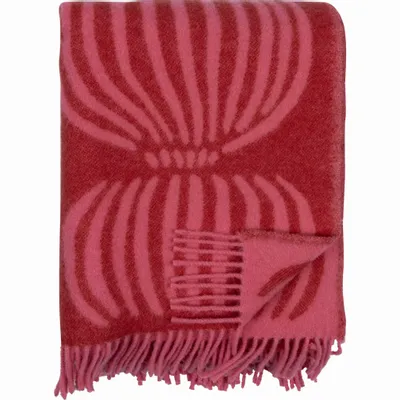 Comforters and pillows - Vilja Blanket Red 130x170 cm - PENTIK