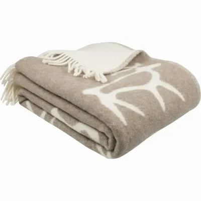 Comforters and pillows - Saaga Blanket Brown 130x170 cm - PENTIK