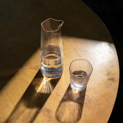 Verres - Vuolle Gobelet Stripe 2 pcs Transparent 25 cl - PENTIK