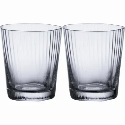 Verres - Vuolle Gobelet Stripe 2 pcs Transparent 25 cl - PENTIK