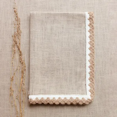 Linge de table textile - Serviette en lin | TRICOT - GIARDINO SEGRETO
