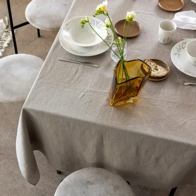 Vases - Lohkare Glass Vase Yellow 18x17 cm - PENTIK