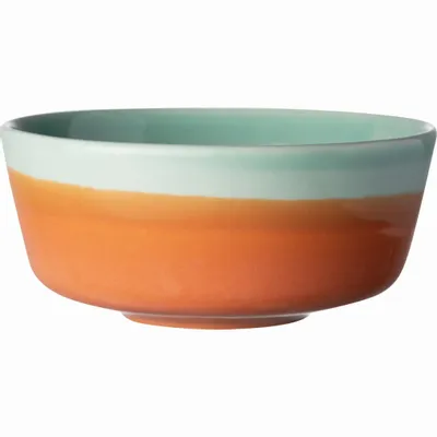Platter and bowls - Tuntu Bowl Orange Light turquoise 0,5 l - PENTIK