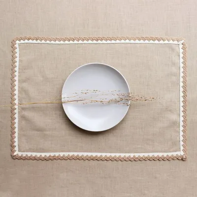 Linge de table textile - Set de table en lin | TRICOT - GIARDINO SEGRETO