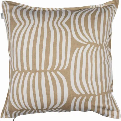Coussins textile - Housse de coussin Vilja marron clair 45x45 cm - PENTIK
