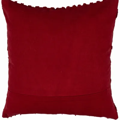 Nappes - Housse de coussin capitonnée Vilja Rouge 45x45 cm - PENTIK