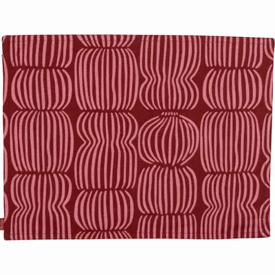 Sets de table - Set de table enduit Vilja Rouge 35x45 cm - PENTIK