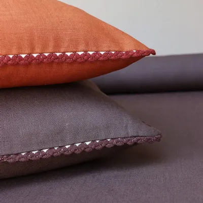Couettes et oreillers - Housse de coussin en lin | TRICOT - GIARDINO SEGRETO