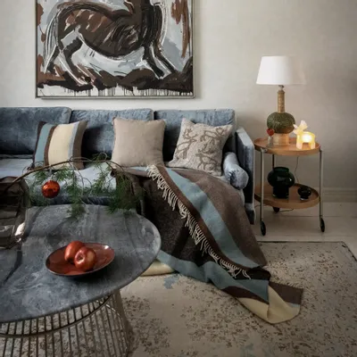 Comforters and pillows - Lastu Blanket Brown 130x170 cm - PENTIK