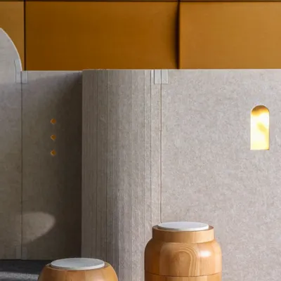 Children's tables and chairs - TOTEM stools (pack of 2) - TINY ARCHITECTURE