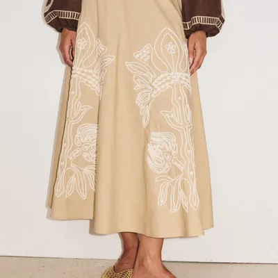Apparel - 113. ALMA LONG SKIRT - STELLA FOREST