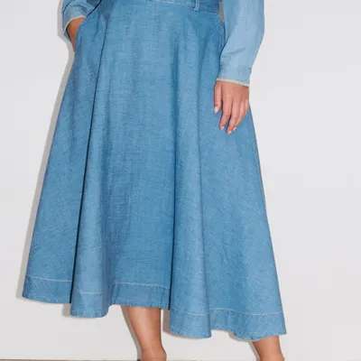 Apparel - 118. HELENE MAXI SKIRT - STELLA FOREST