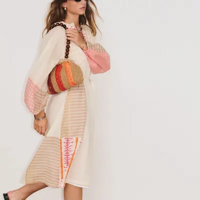 Apparel - 121. MAYA LONG ML DRESS - STELLA FOREST