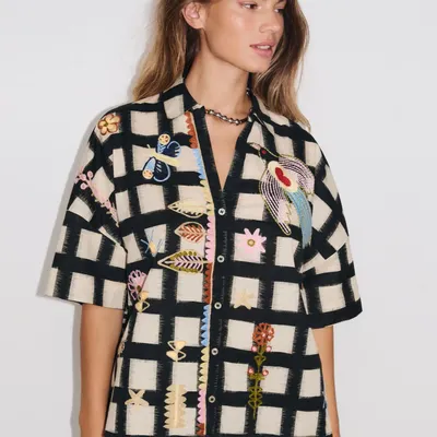 Apparel - 128. MC FLORA SHIRT - STELLA FOREST