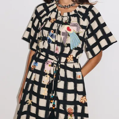 Prêt-à-porter - 128 . ROBE COURTE MC FLORA - STELLA FOREST