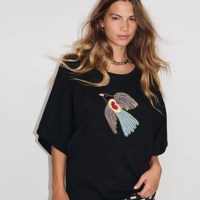 Apparel - 128. MC FLORA T-SHIRT - STELLA FOREST