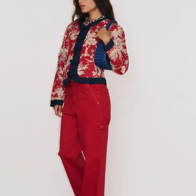 Apparel - 402. JULIETTE WORKER TROUSERS - STELLA FOREST